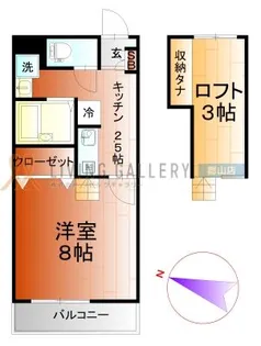コンフォートII【1階】の間取り