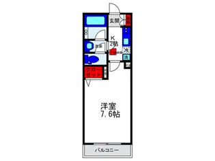 カ-スル池田【3階】の間取り