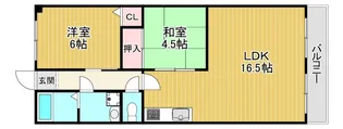 新森サニーガーデン【3階】の間取り