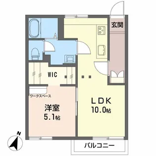 フレグランスTOKIWA【2階】の間取り