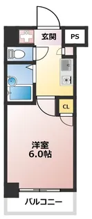 スカイコート新宿新都心第2【3階】の間取り