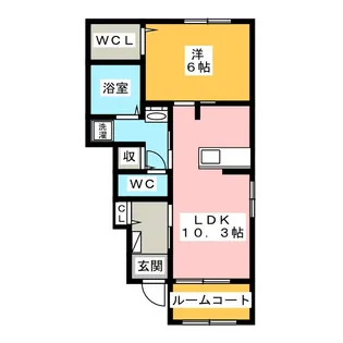 フロンティア TH I【2階】の間取り