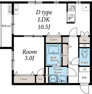リブリ・Le・Lien【3階】の間取り