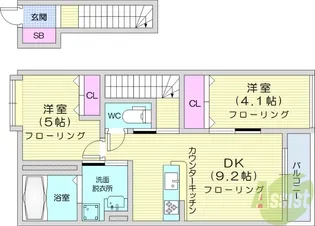 サニーコート上ノ台2【2階】の間取り