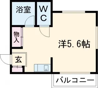 ビリオン有瀬【3階】の間取り