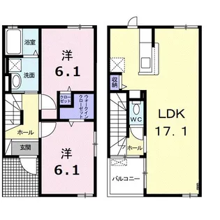 タカヴィレの間取り