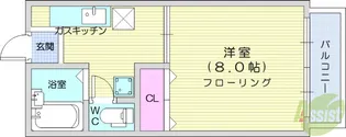 植木ハイツ5【2階】の間取り