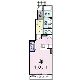 プレシャスコート【1階】の間取り