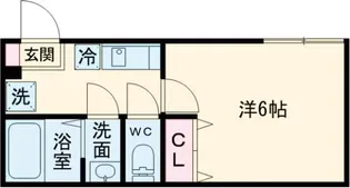 クエスト上石神井【3階】の間取り