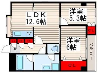 エクセレント瑞江【5階】の間取り