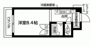 ハイム下北沢【2階】の間取り