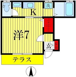 LUIRE(リュイール)【1階】の間取り