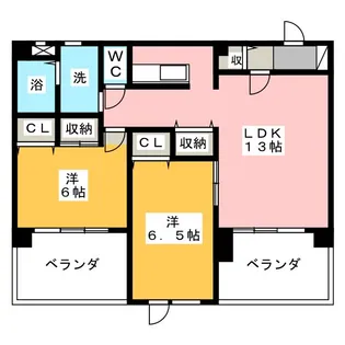 Milky Way【3階】の間取り