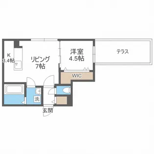 ビッグレジデンス円山【1階】の間取り