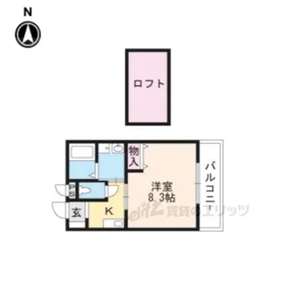 WINDMILL本町【2階】の間取り