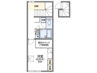 レオパレス関原さくらんぼ館【2階】の間取り
