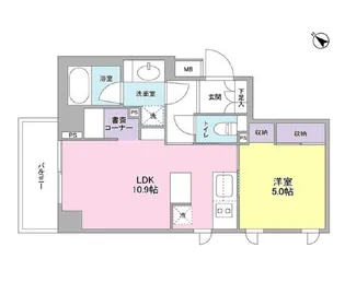 日本橋ミスモ【6階】の間取り