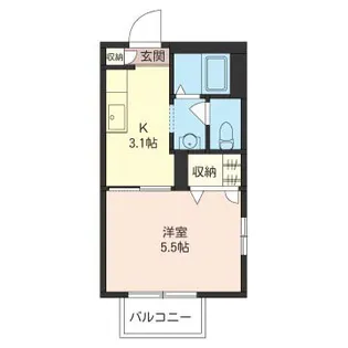 リヴェール【1階】の間取り