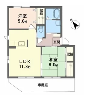 セジュン C棟【1階】の間取り
