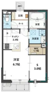 メゾン大栄【2階】の間取り
