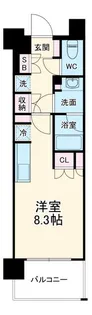 デュオステージ海老名【7階】の間取り