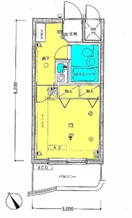 ライオンズプラザ鶴見中央【4階】の間取り