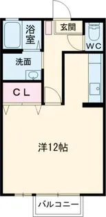 セジュール見和【1階】の間取り