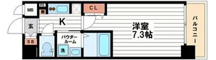 ミュプレ北浜【9階】の間取り