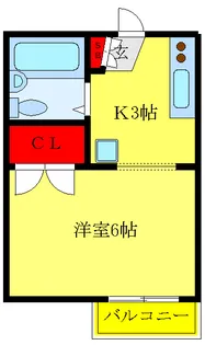 キャステル31【2階】の間取り