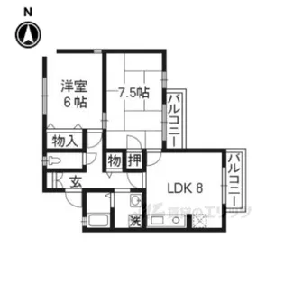 エクレールスエヒロ【2階】の間取り