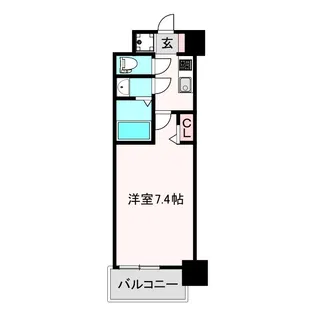 フォーリアライズ天王寺ヴァロール【9階】の間取り
