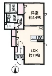 Maison Avenir【1階】の間取り
