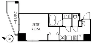 ラティエラ中野【3階】の間取り