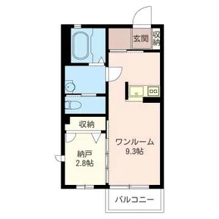 グレイスシティ壱番館【1階】の間取り