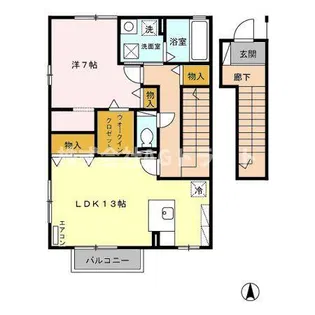 ラフィナート I【2階】の間取り