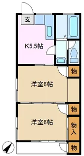 コーポ緑【1階】の間取り
