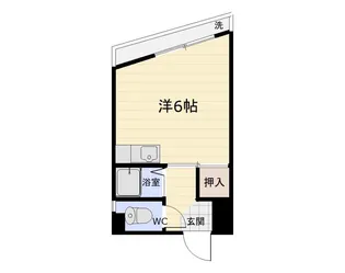 1Rの間取り画像