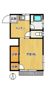 東京都世田谷区八幡山3【アパート】の間取り