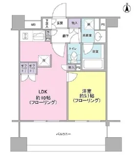 プライア渋谷【12階】の間取り