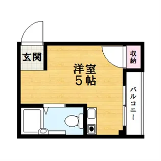 ウィング岸田【2階】の間取り