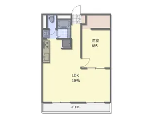 ダイヤフレア西片貝【5階】の間取り
