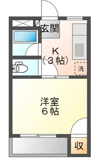 サントリーニA【3階】の間取り