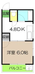 ハウス六本木【3階】の間取り
