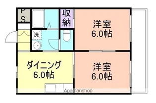 マンション本町【4階】の間取り