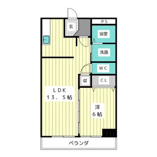 石川橋セブン【2階】の間取り
