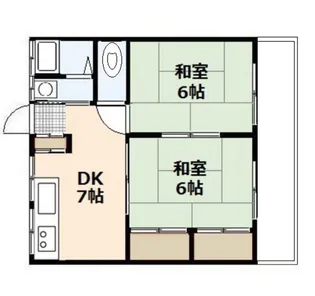 ますだ荘【2階】の間取り