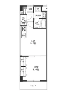 BLUE ROOM【3階】の間取り