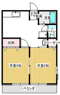 フロイデ野出島【2階】の間取り