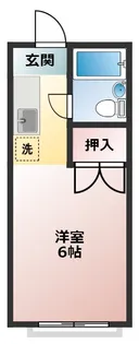 1Kの間取り画像