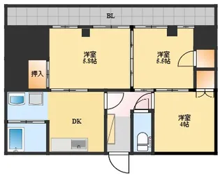 第一池田ビル【3階】の間取り